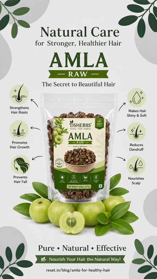 DSHERBS Natural Amla Dry Raw Hair Growth And Hair Treatment 200g