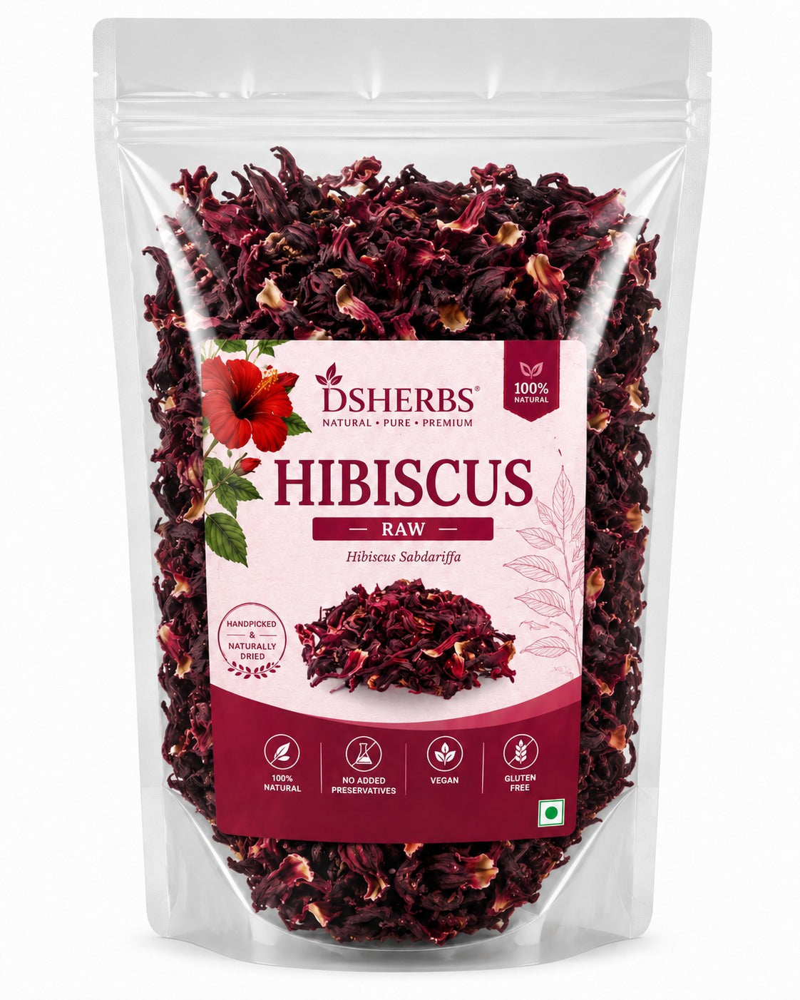 DSHERBS 100g Dry Hibiscus Flower Rosa-Sinensis for Hair Care & Face Pack Gudhal Ka Phool for Hair Growth, Skin Care Hair Growth
PURE DRIED HIBISCUS FLOWERS: Contains 100g of naturally dried Hibiscus Rosa-Sinensis (Gudhal Ka Phool) flowers for hair and skin care.
PROMOTES HAIR GROWTH: Rich in vitamins and antioxidants, these dried hibiscus flowers help nourish the scalp and support healthy hair growth.
SKIN CARE BENEFITS: Can be used as a face pack ingredient to help improve skin texture, reduce dullness, an