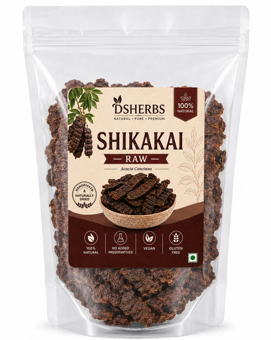 DSHERBS Natural Dry Shikakai Raw 200g For Hair Pack And Hair Treatment
NATURAL INGREDIENT: Made from raw, dried Shikakai, a traditional herb known for its gentle cleansing and nourishing properties for hair.
HAIR PACK USE: Can be mixed with water or other natural ingredients to prepare a nourishing hair pack that helps strengthen and condition hair.
HAIR TREATMENT: Regularly using Shikakai powder as a hair treatment may help reduce dandruff, improve scalp health, and add natural shine.
GENEROUS QUANTITY: E
